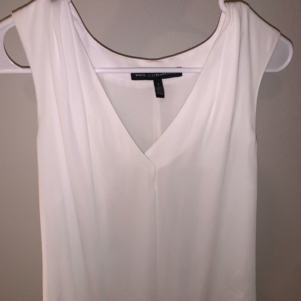 Silky White Blouse